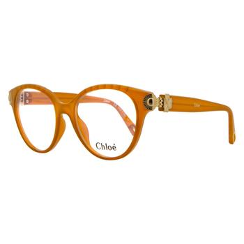 推荐Chloe Oval Eyeglasses CE2733 829 Mustard 52mm 2733商品
