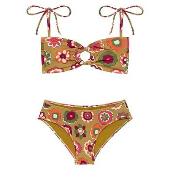 Montce | Montce - Girl's Floral Mini Tori Bandeau and Lulu Bikini Set,商家ELITE FINDS,价格¥534