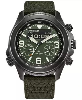 Citizen | Eco-Drive Men's Chronograph Promaster Green CORDURA® Strap Watch 44mm,商家Macy's,价格¥3905