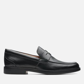 clarks un, Clarks | Clarks Men's Un Aldric Step Leather Loafers - Black商品图片 7折