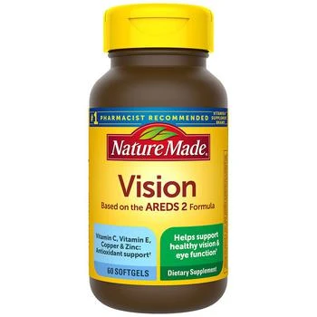 Nature Made | Vision Based on the AREDS 2 Formula Softgels,商家Walgreens,价格¥191