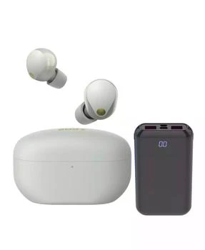 SONY | WF-1000XM5 Truly Wireless Noise Canceling Earbuds (Silver) Bundle,商家Macy's,价格¥2204