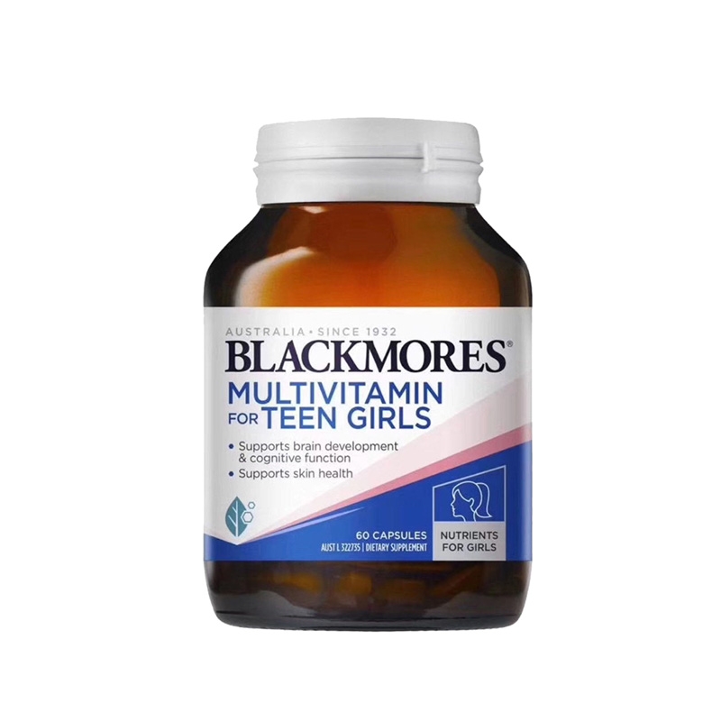 Blackmores | Blackmores澳佳宝女孩复合营养素+脑营养片60粒新版*3商品图片,包邮包税