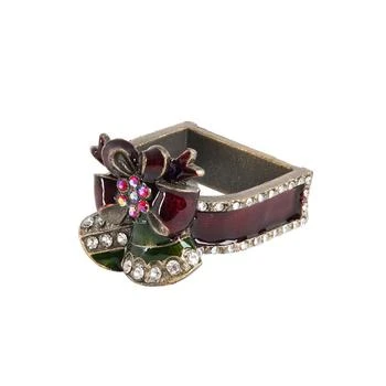 Saro Lifestyle | Christmas Design Napkin Ring, Set of 4,商家Macy's,价格¥337