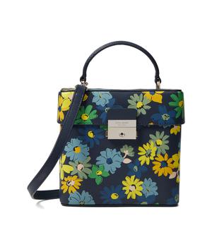 Kate Spade | Voyage Floral Medley Printed Small Grain Textured Leather Small Top-Handle商品图片,4.1折起