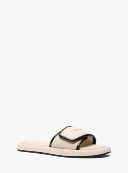 Michael Kors | Suki Canvas Slide Sandal,商家Michael Kors,价格¥242