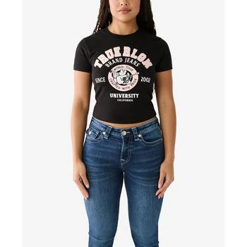 True Religion | Women's Short Sleeve Buddha Baby T-shirt 6折