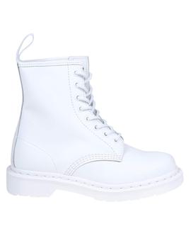 推荐Dr. Martens Dr.martens Mono Smooth Boots In White Leather商品