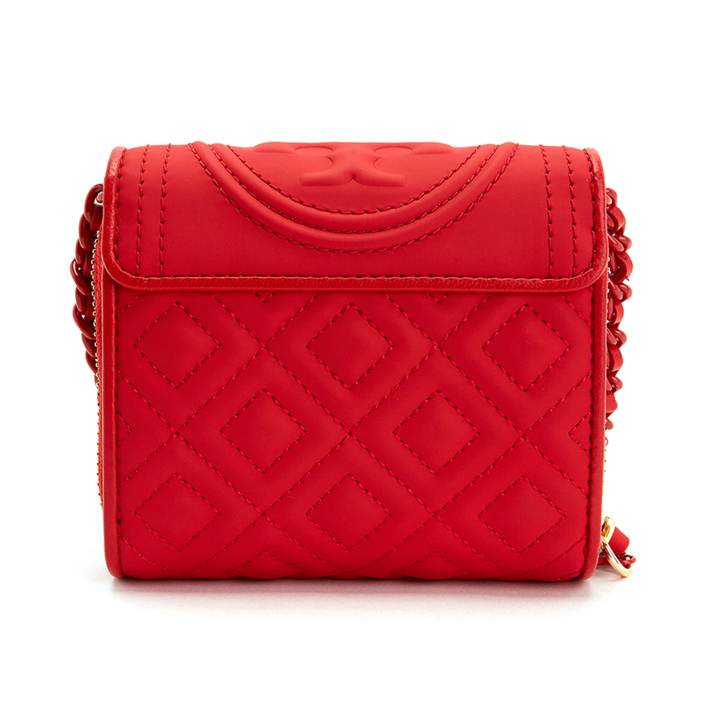 tory burch fleming多少钱, Tory Burch | TORY BURCH 女士Fleming系列哑光红色人造革单肩包 54300-612商品图片 独家减免邮费
