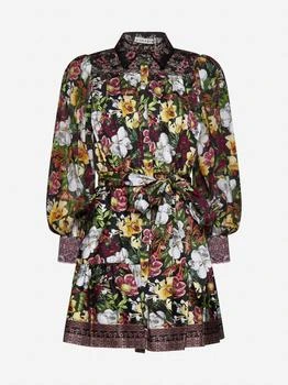 推荐Tiffie floral print cotton mini dress商品