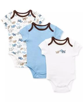 Little Me | Baby Boys Cute Puppies Bodysuits, Pack of 3,商家Macy's,价格¥96