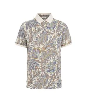 推荐Etro Allover Floral-Printed Short-Sleeved Polo Shirt商品