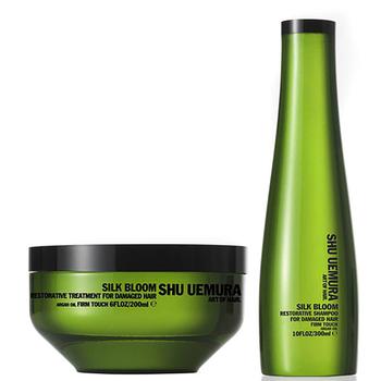 了解植村秀, Shu Uemura | Shu Uemura Art of Hair Silk Bloom Shampoo (300ml) and Treatment (200ml)商品图片 7.5折
