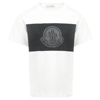 推荐White & Black Panel Logo T Shirt商品