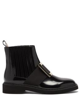 product Rangers buckled patent-leather Chelsea boots image