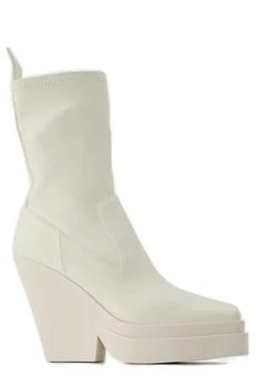 推荐GIA BORGHINI Square-Toe Heeled Boots商品