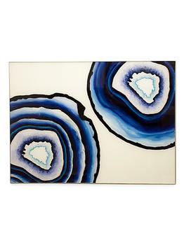 商品Nomi K | Geode Hand-Painted Glass Placemat,商家Saks Fifth Avenue,价格¥977图片