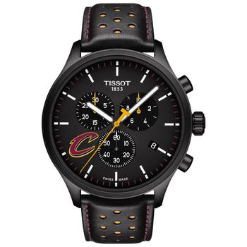秋装天梭, Tissot |  天梭 速驰系列 NBA球队款 克利夫兰骑士队 黑色 石英男表 45mm商品图片 