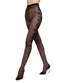 Wolford | Floral Accent Tights,商家Bloomingdale's,价格¥487