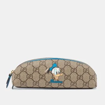 Gucci | Gucci x Disney Beige/Blue GG Supreme And Leather Pencil Case,商家The Luxury Closet,价格¥3564
