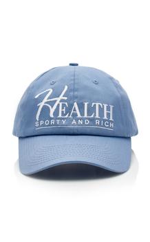 Sporty & Rich | Sporty & Rich - Women's Embroidered Cotton Baseball Hat - Blue - OS - Moda Operandi商品图片,