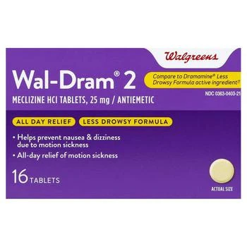 Walgreens | Motion Sickness Relief Tablets,商家Walgreens,价格¥63