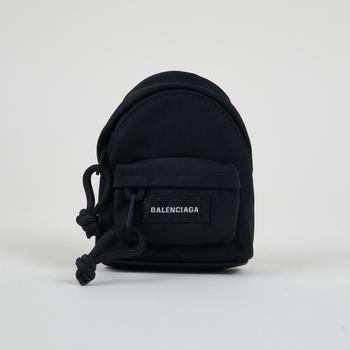 推荐Balenciaga Women's Micro Backpack Black Keyring商品