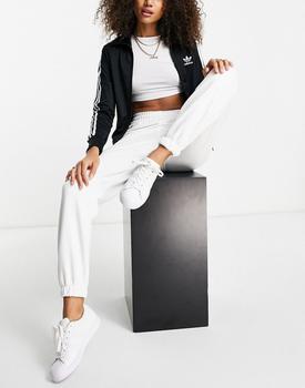 Adidas | adidas Originals adicolor Contempo joggers in white商品图片,6折×额外9.5折, 额外九五折