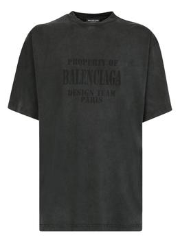 Balenciaga | BALENCIAGA PROPERTY T-SHIRT BY BALENCIAGA. THIS SHIRT COMES OUT OF THE BASIC SCHEMES, GIVING LIFE TO AN URBAN STYLE GARMENT商品图片,7.4折