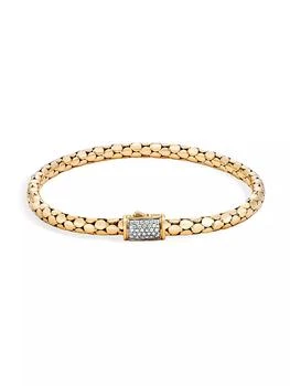 推荐Dot 18K Gold & Diamond Thick Bracelet商品