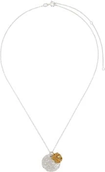 Alighieri | Silver 'La Collisione' Necklace,商家Ssense US,价格¥1409