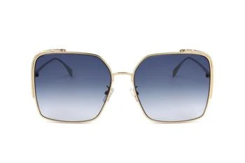 Fendi | Fendi Eyewear Baguette Square Frame Sunglasses 4.8折, 独家减免邮费