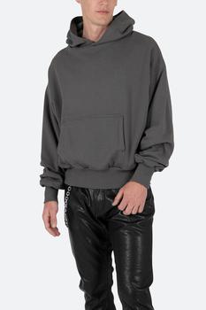 MNML | Double Layer Hoodie - Charcoal Grey商品图片,额外7折, 额外七折