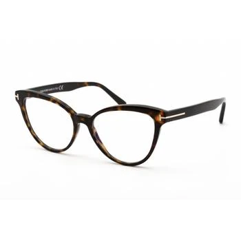 推荐Tom Ford Men's Eyeglasses - Full Rim Cat Eye Dark Havana Plastic Frame | FT5639-B 052商品