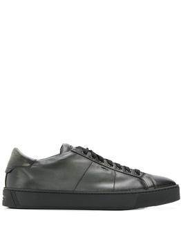 Santoni, Santoni | Santoni Men's Grey Leather Sneakers商品图片 
