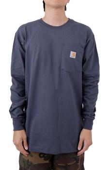 美国卡哈特, Carhartt | (105487) Loose Fit Heavyweight L/S Hunt Graphic Shirt - Bluestone商品图片 