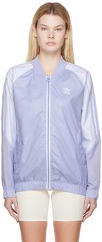 阿迪达斯外套, Adidas | Purple Summer SST Zip-Up Track Jacket商品图片 额外8.5折, 额外八五折