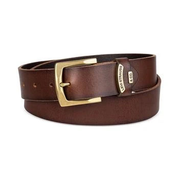 Levi's | Men's Gold Buckle Leather Belt,商家Macy's,价格¥371