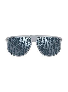 推荐CD Link S2U 63MM Mirrored Logo Sunglasses商品