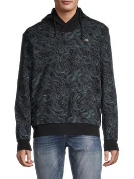 Crossover Culture, Prps Goods & Co | Gaser Crossover-Neck Graphic Hoodie商品图片 2.5折