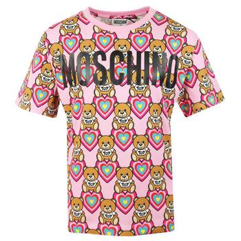 推荐Repeat Teddy Heart Pink Maxi T Shirt商品
