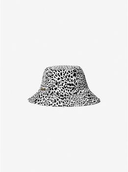 Michael Kors | Animal Print Organic Stretch Cotton Bucket Hat商品图片,4.2折