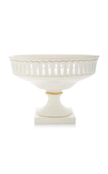 MoDA | Moda Domus - Balconata Creamware Fruit Bowl - Gold - Moda Operandi,商家Fashion US,价格¥3192