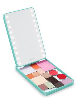 商品RIKI LOVES RIKI by GLAMCOR | Riki Colorful LED Travel Makeup Mirror & Magnetic Palette Set,商家Saks Fifth Avenue,价格¥833图片