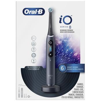 商品Oral-B | iO Series 8 Electric Toothbrush with 3 Brush Heads,商家Walgreens,价格¥1158图片
