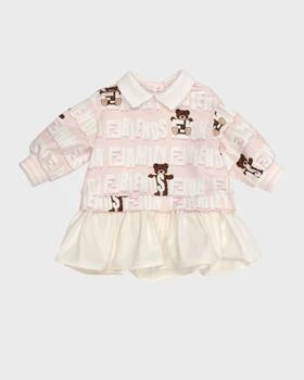 推荐Girl's Printed Sweatshirt Dress, Size 6M-24M商品