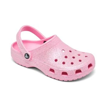 Crocs | Big Girls Classic Glitter Clogs from Finish Line 独家减免邮费