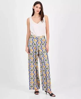 Tahari | Women's Printed Wide-Leg Pants,商家Macy's,价格¥279