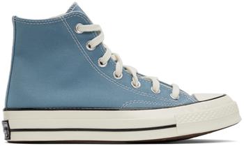 Converse | Blue Recycled Canvas Chuck 70 Hi Sneakers商品图片,额外8.5折, 独家减免邮费, 额外八五折