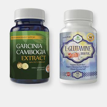 商品Totally Products | Garcinia Cambogia Extract and L-Glutamine Combo Pack,商家Verishop,价格¥181图片
